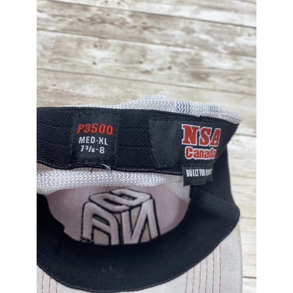 NSA Canada Approved Red Hat/ Mesh Back NSA Canada Baseball Cap / Size M - XL - Picture 5 of 5
